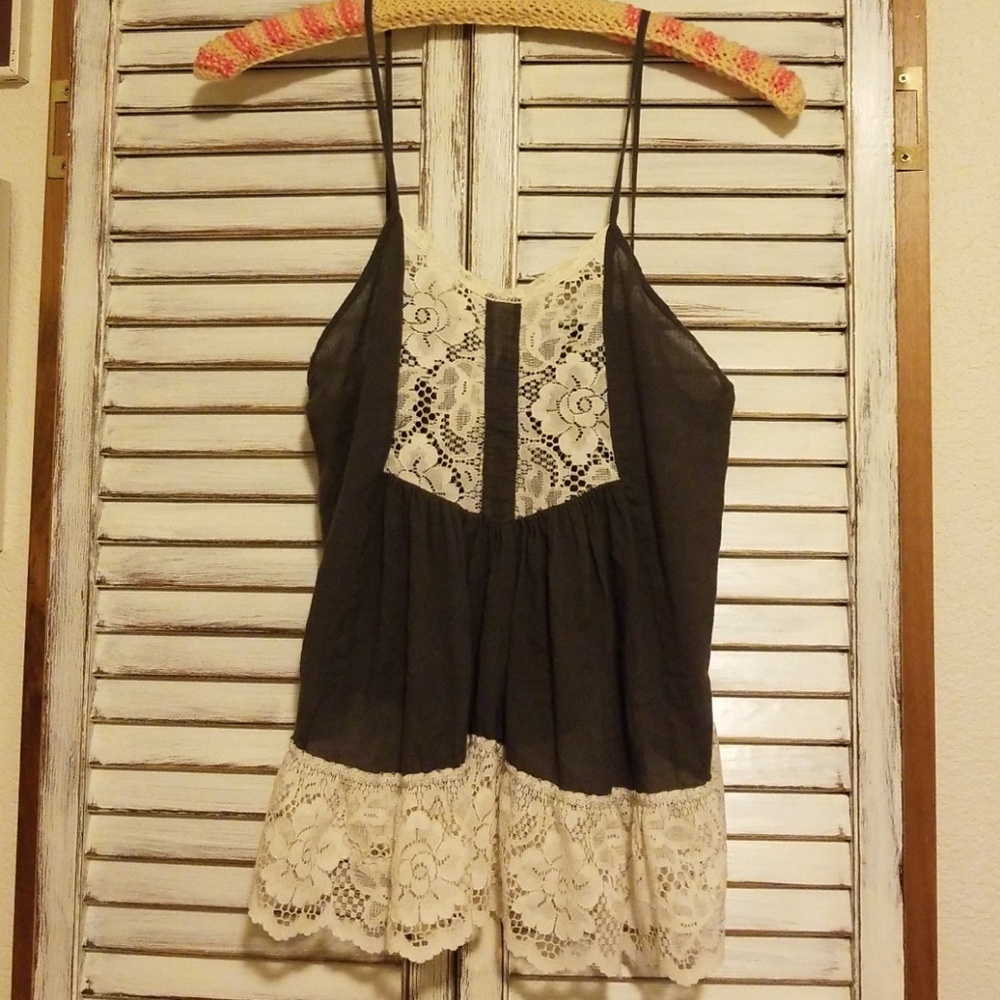 Cameo Lace Tank Cottagecore